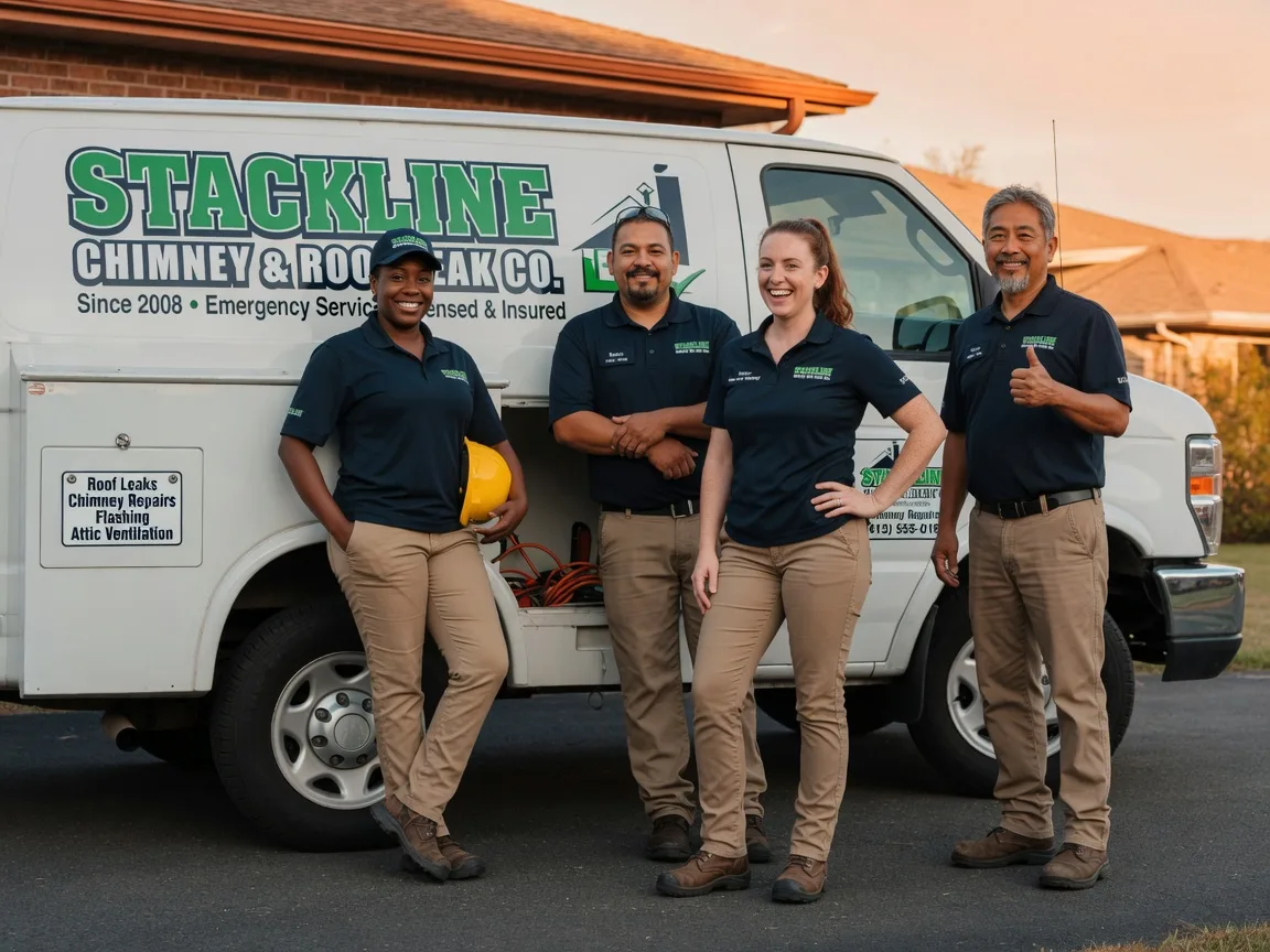 Chimney flashing repair company in Troy, TX